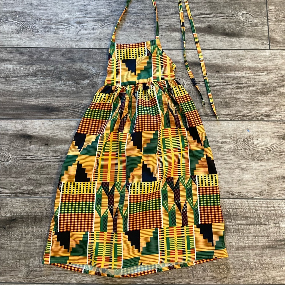Girls African print dress